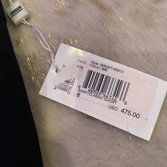 ARMANI BASIC BLACK SKIRT - Picture 3 of 3